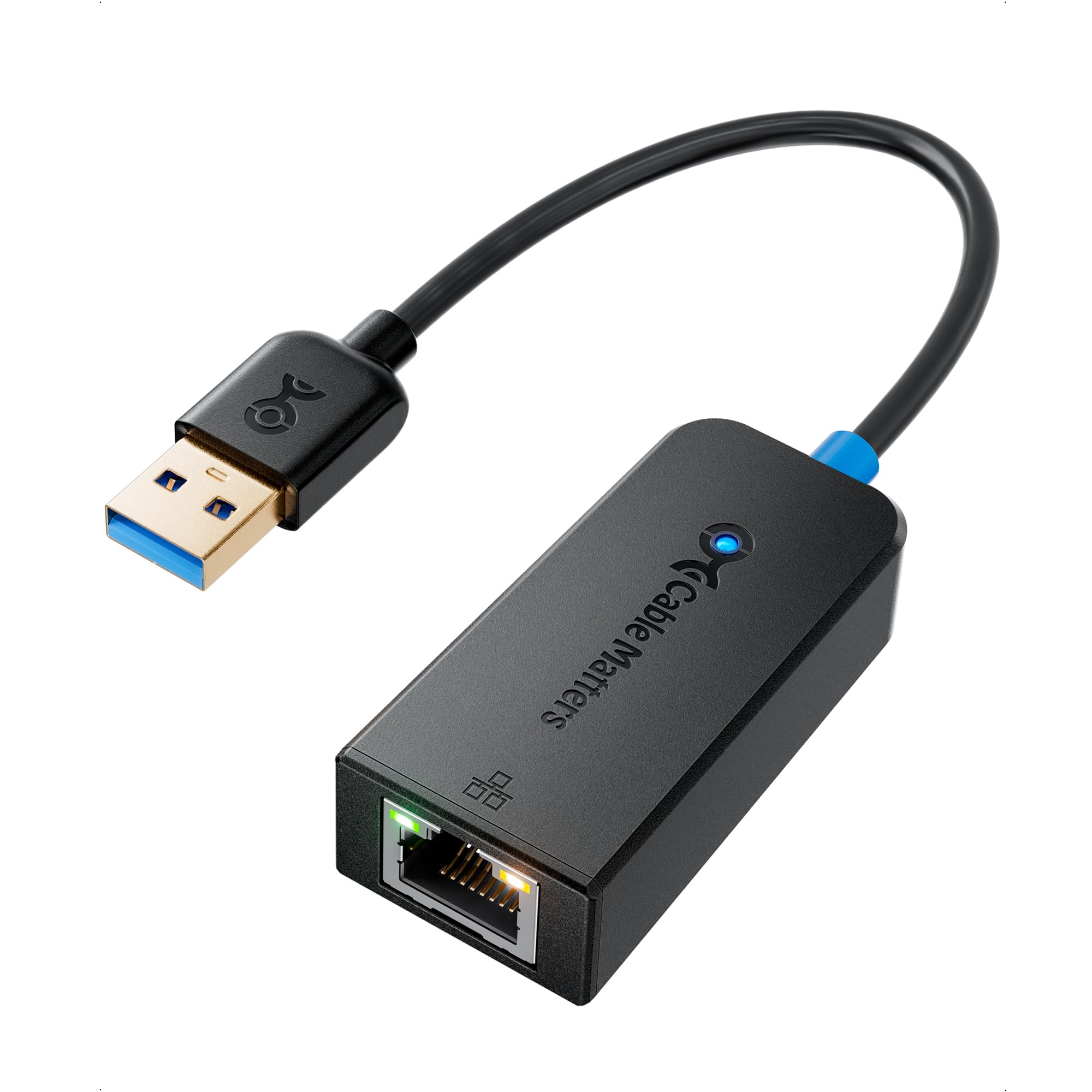 Cable Matters USB to 2.5G Ethernet Adapter Supporting 2.5 Gigabit Ethernet Network (Not Compatible with M2 Macs)