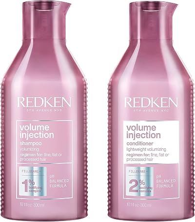 Redken Volume Injection Shampoo 300ml & Conditioner 300ml Duo New