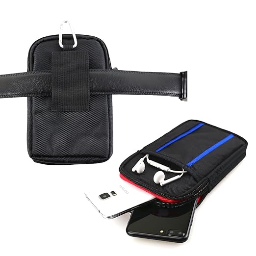 Dual Phone Case for Two Phones Tactical Double Pouch Holster Fits 2 iPhone 7 Plus,8, iPhone x