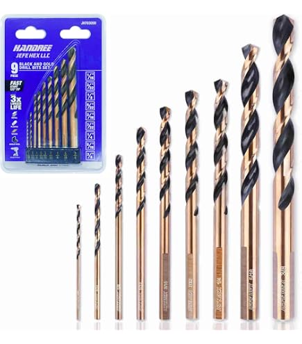 Cle-Line Cobalt-Bohrer-Set, 15-teilig, 1/16”–1/2”, 135° Spitzenwinkel, In Metallkoffer – Für Präzises Bohren In Metall