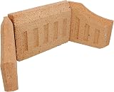 AB Tools Fire Bricks Set 3 Back Two Sides Fireplace Wood Burner Stove Kiln view 1
