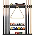 XCSOURE Pool Cue Rack Holder Wall Mount, Billiard Stick Holder Wall Mounted, Pool Table Accessories for Billiard Room, Club,