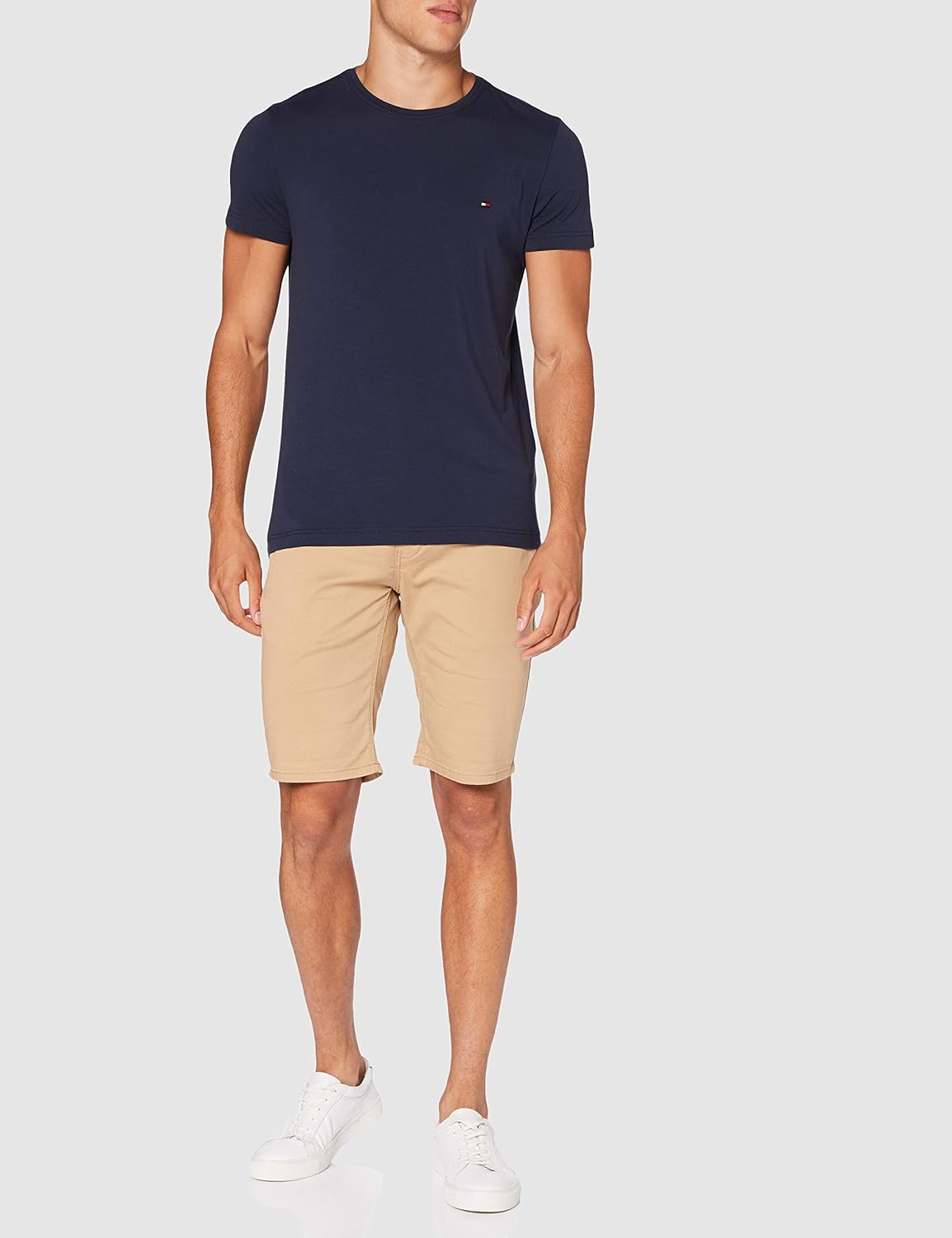 Tommy Jeans Men's Essential Slim Chino Shorts, Beige at  Men’s Clothing store