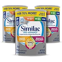 Similac Pro-Advance®* Infant Formula with Iron, 3 Count, with 2’-FL HMO for Immune Support, Non-GMO, Baby Formula Powder…