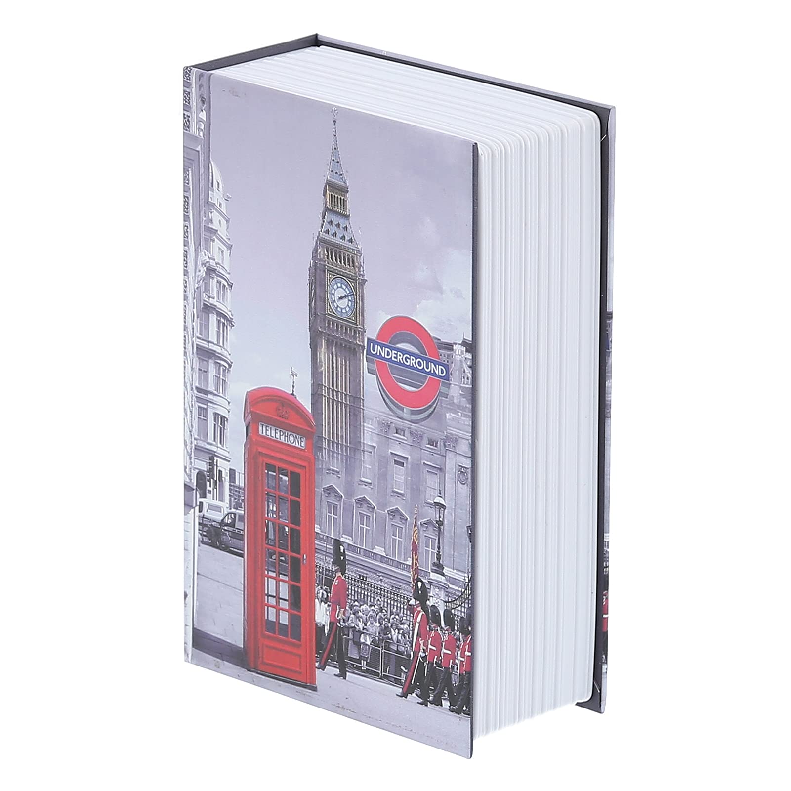 Small Sized Diversion Book Safe Storage Box, Dictionary Secret Safe Can with Security Combination Lock Portable Cash Jewelry Storage Box Case for Traveling, 7.1x4.6x2.2in