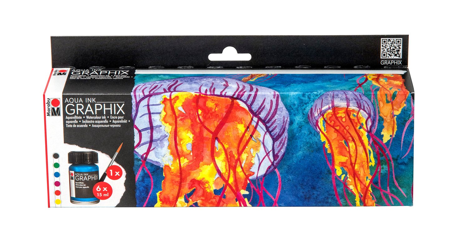 Marabu 1213000000100 Watercolour Pen, Multi-Colour