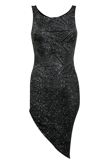 glitter bodycon dress uk