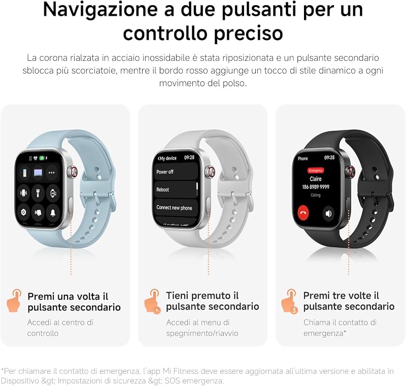 Redmi Watch 6, Smartwatch Uomo Donna, Batteria 24 Giorno, Nero