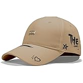 FK FORKICKS Trendy Unisex Graffiti Baseball Cap, Adjustable Cotton Baseball Cap for Men & Women, Athletic Streetwear Hat, Khaki
