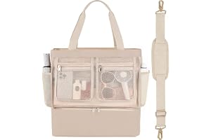 Busiuw Beach Tote Bag for Women with Cooler Bag Large Swim Bag with Zipper | Sandproof & Leakproof for Swim Pool Cruise Vacation