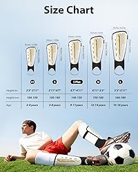 Upgraded Soccer Shin Guards for Kids Youth