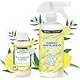 Good Natured Brand All-Purpose Cleaner Concentrate + 16 oz Bottle | Multi-Surface Cleaner | Natural Lemon Essential Oil | Multipurpose Cleaner All Surfaces | Lemon Love | 4oz makes 64oz