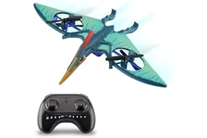 HAMIFACE Pterosaur Dinosaur Toys Drone for Kids - Headless Mode, One Key Start Speed Adjustment, Indoor Quadcopter with Altitude Hold,Toys for 8 9 10 11 12 Year Old Boys&Girls, Birthday, Christmas Gifts