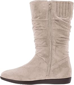 wide width suede boots