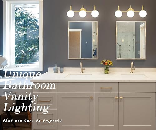 Brushed Gold Vanity Light Gold Bathroom Light Fixtures Vanity