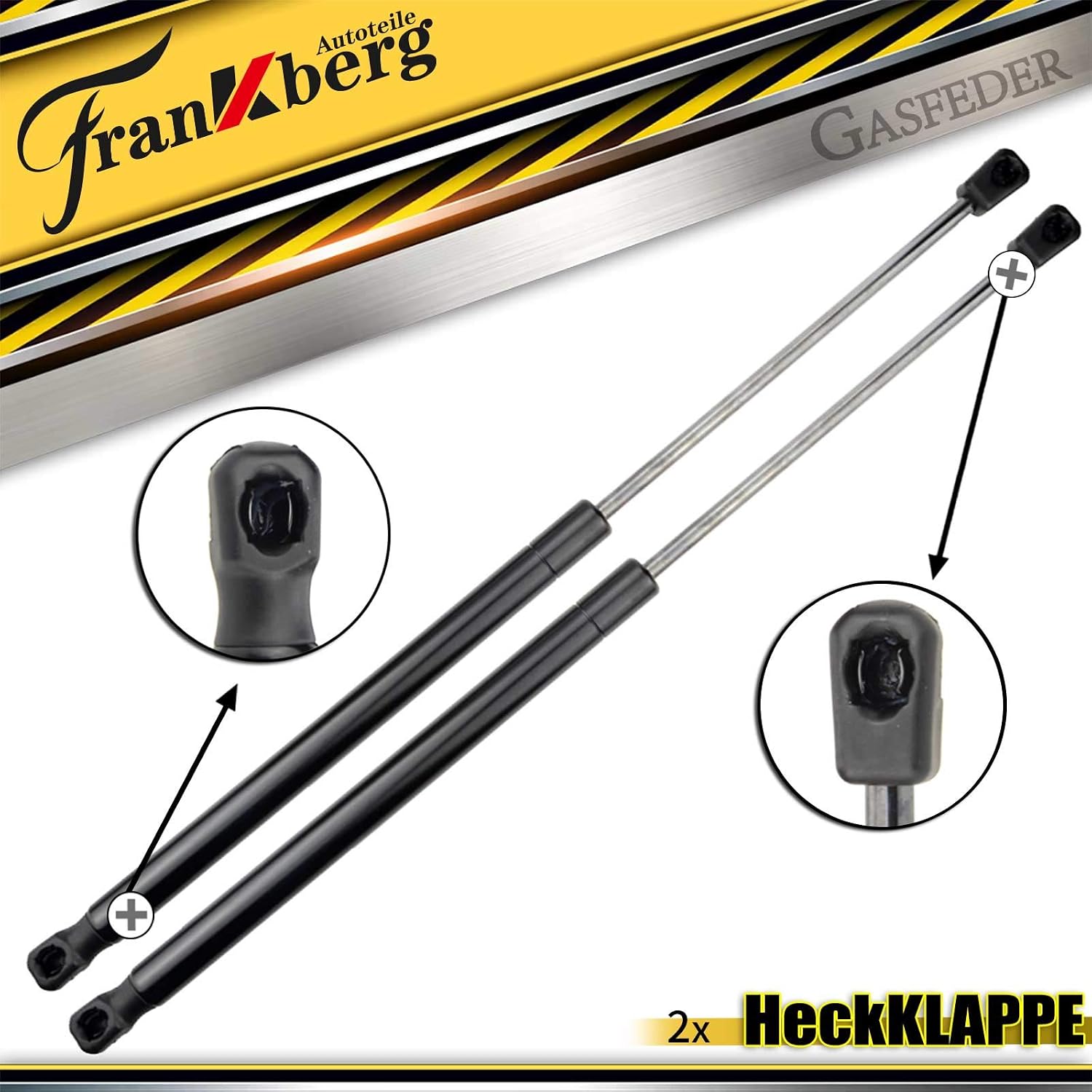 Frankberg 2x Gas Struts Tailgate Compatible with Focus MK II All Engine Hatchback 2004-2010 Replace# 4M51A406A10AB