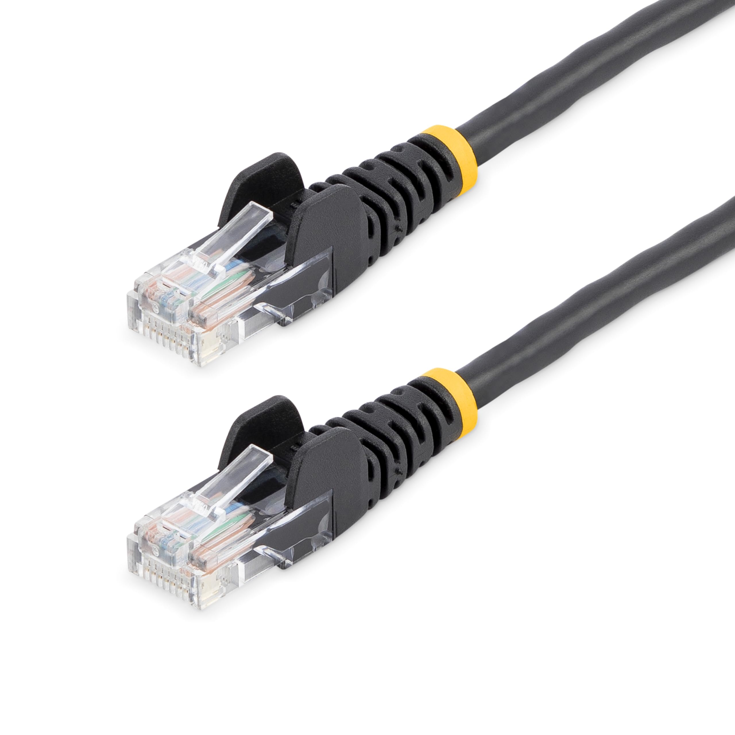 StarTech.com Cat5e Patch Cable with Snagless RJ45 Connectors - 10 ft - M/M - Black (45PATCH10BK)
