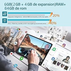 DUODUOGO Tablet 2 in 1, 10.1 inch Android