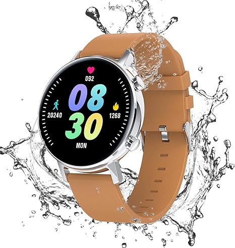Amazon Co Jp スマートウォッチ Android 防水 1 28インチの高解像度カラースクリーン 230mahの磁気充電 心拍数 睡眠の監視 音楽 写真の制御 カスタム ダイヤルデザインのbluetooth接続時計 1 ホーム キッチン