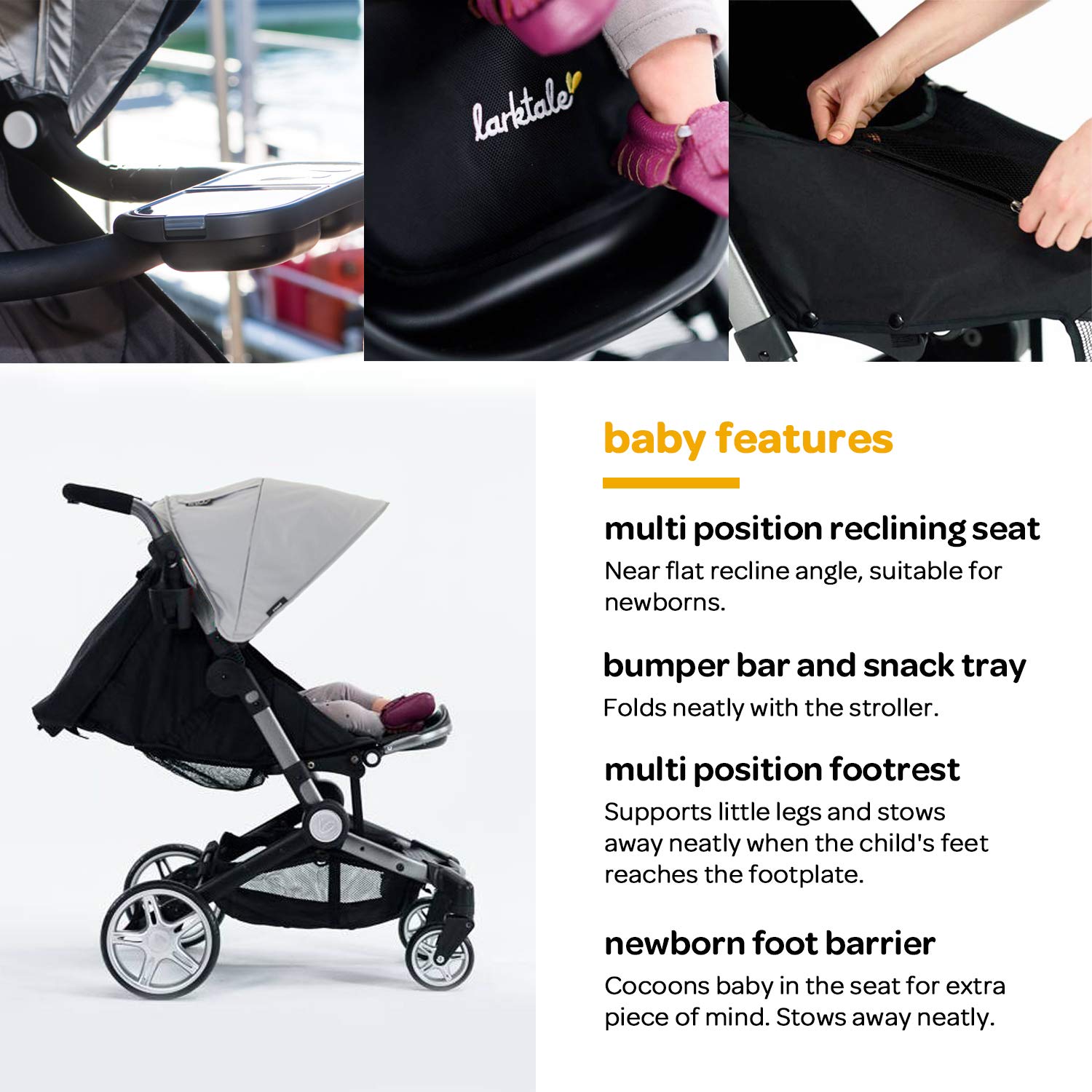 larktale coast stroller review