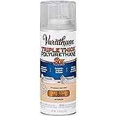 Varathane Triple Thick Polyurethane Gloss Wood Finish Spray | One Coat Protection, Self-Leveling Formula, Scratch And Stain Resistance, Aerosol Application, 11.25 Oz