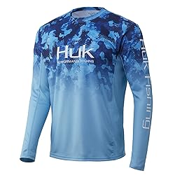 HUK Men's Icon X Camo Long Sleeve Performance
