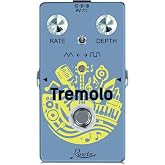 Rowin RE-07 Tremolo Pedal for Electric Guitar, Classic Vintage Amp-Style Wave, Warm Pulsating Modulation, True Bypass Compact Effect