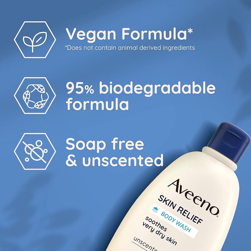 , Skin Relief, gel de baño, calma la piel muy seca, 500 ml (paquete de 1), el embalaje puede variar — foto 2 de 5