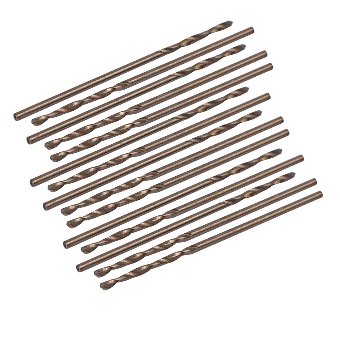 Sourcingmap 1.1mm Dia Split Point HSS Cobalt Metric Twist Drill Bit Drilling Tool 15pcs