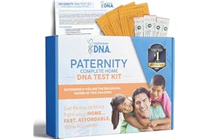 Home Paternity DNA Collection Kit (2 Children + 1 Alleged Father) | 24 DNA (Genetic) Markers Tested | All Lab Fees & Shipping Included | Experience Excellence with My Forever DNA