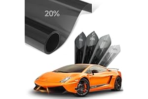Serzase Window Tint Car, 20% VLT, Nano Ceramic Car Tint 2PLY, Professional Auto Window Tint Heat, UV 99%, and IRR 85% to 90%, Tint for Cars, Plotter Friendly, 20" x10FT