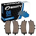 Sixity Q6 Front Organic Brake Pads compatible with KTM 1290 Super Duke R 2014-2015 Complete Set