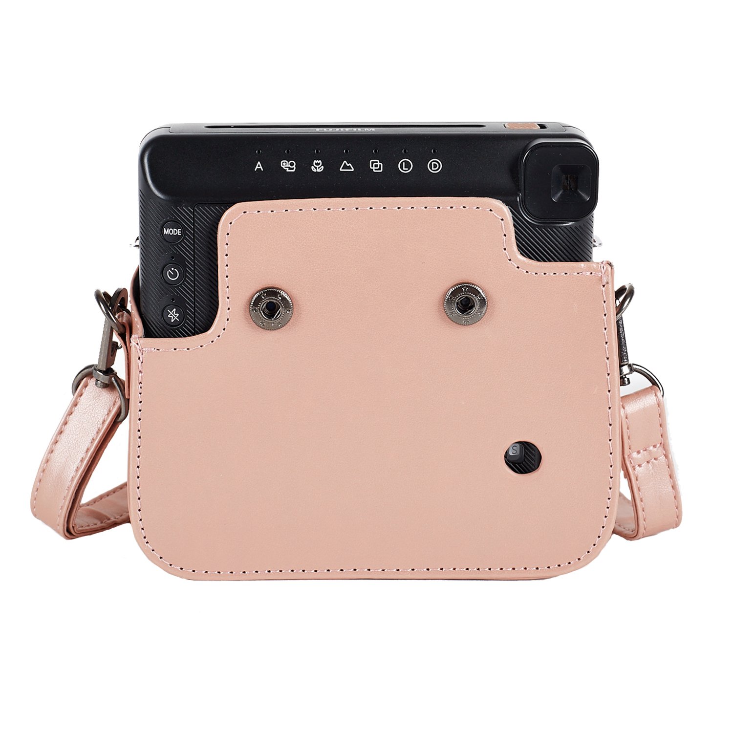 Blush Gold Soft Pu Leather Bag With Adjustable Shoulder Strap Phetium Protective Case Compatible With Fujifilm Instax Square Sq6 Instant Film Camera Camera Cases Electronics Brilliantpala Org