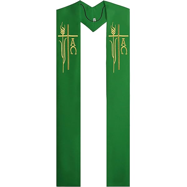 Amazon.com: IvyRobes Overlay Clergy Stole With Chi Rho