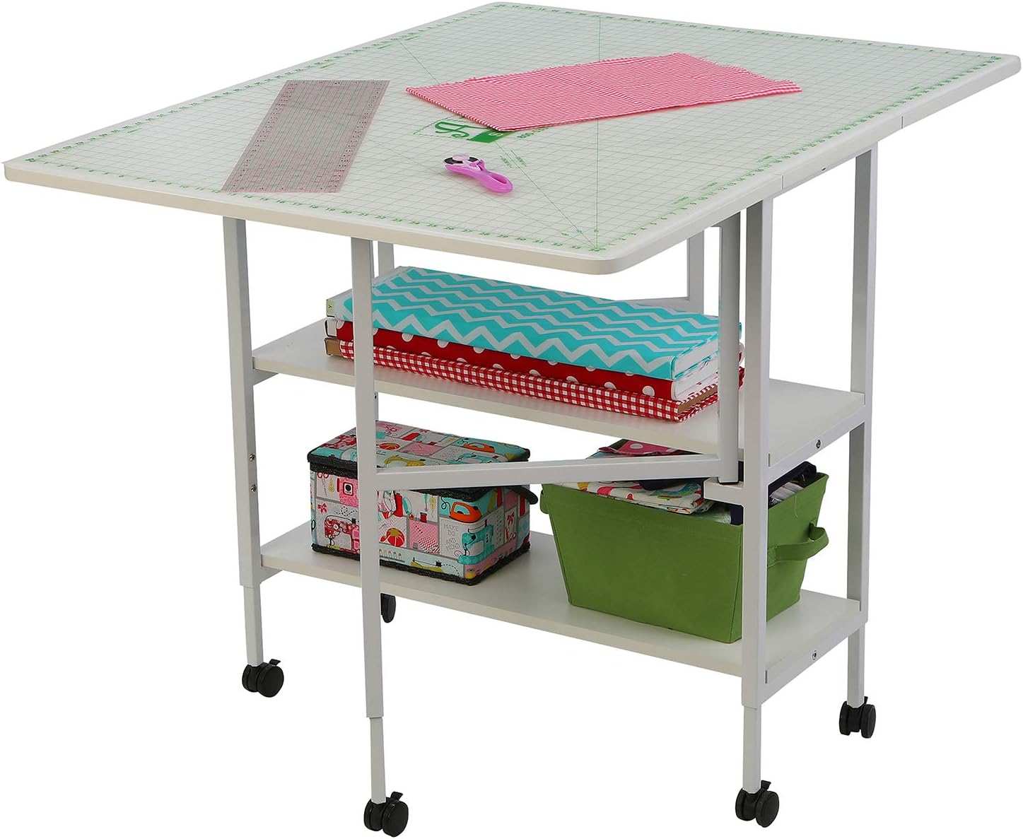 Arts Arrow Dixie Adjustable Height Cutting Table Arts, Crafts & Sewing