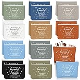 Sieral 20 Pcs Employee Appreciation Gifts for Women Inspirational Canvas Makeup Bags May You Be Proud Cosmetic Pouch Motivational Gift Canvas Makeup Bag with Zipper for Coworker Staff(Boho Color)