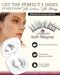BEYELIAN Magnetic Eyelashes with Applicator, Soft