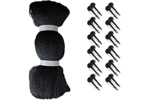 Rainleaf Pond Netting, 28' x 30' Pond Net Cover, Koi Pond Netting for Leaves, Heavy Duty Koi Pond Net Protecting Koi Fish from Herons, Stakes Included, Snare Nets