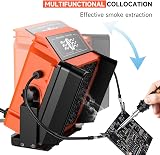 Preciva Soldering Fume Extractor UK Plug, 8 Active Carbon Filters, 2 Clips view 2