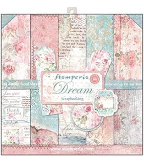 Bloco De Papel Fantasy Forest 30,5x30,5cm - 36 Folhas, 12 Designs, 180gsm