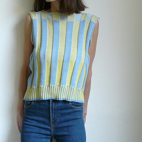 pale yellow vest top