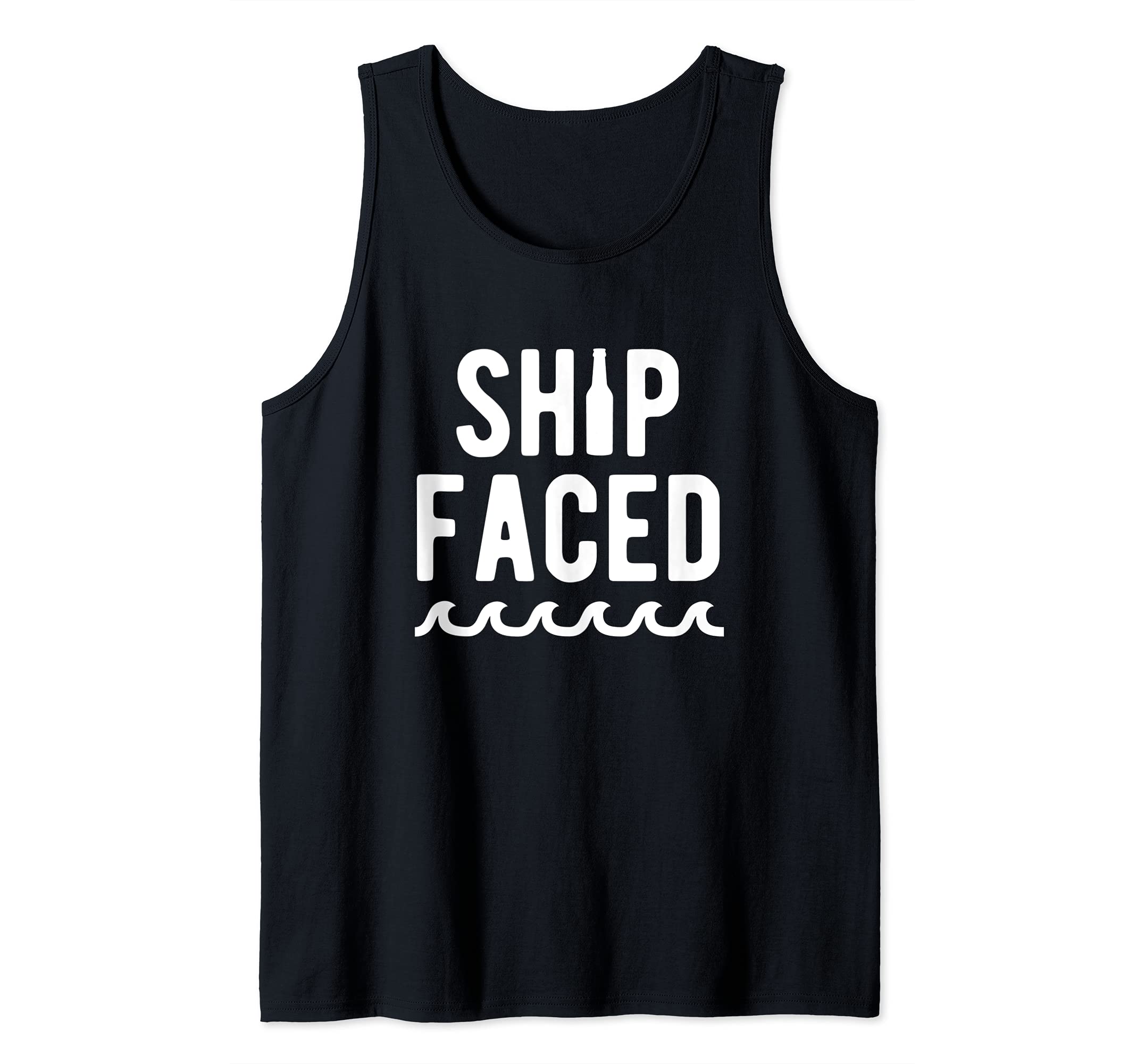 Ship Faced funny cruise ship drinking Tank Top