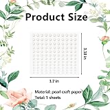 Siqian Pearl Stickers 330 Pcs Flat Back Hair Nails DIY Scrapbooking view 2