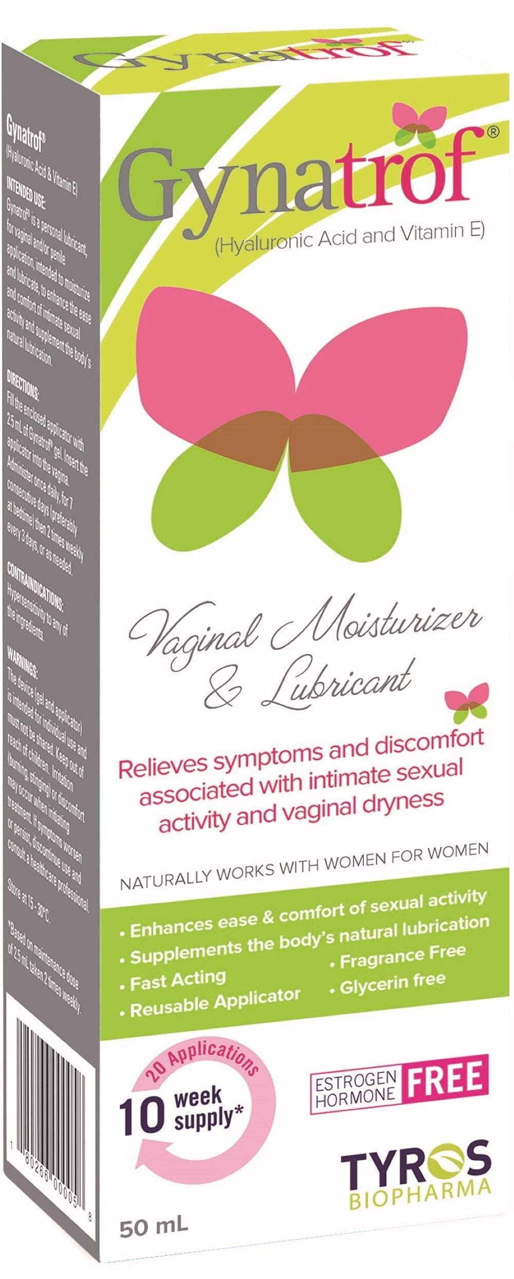 Gynatrof Vaginal Moisturizer | Hyaluronic Acid