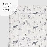 My Babiie Changing Mat Safari - Padded Waterproof Raised Edges Nappy view 5