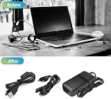 JSUOEO 10M Black Nylon Cable Straps 0.8in Wide Reusable Hook Loop Ties 50 view 6