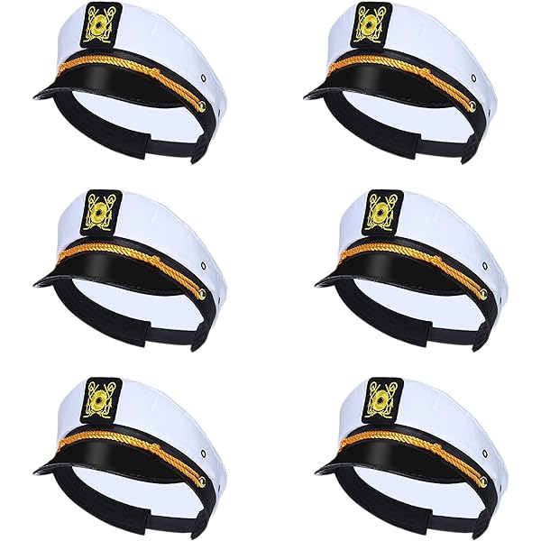 Amazon.com: Captain's Yacht Sailors Hat Snapback Adjustable