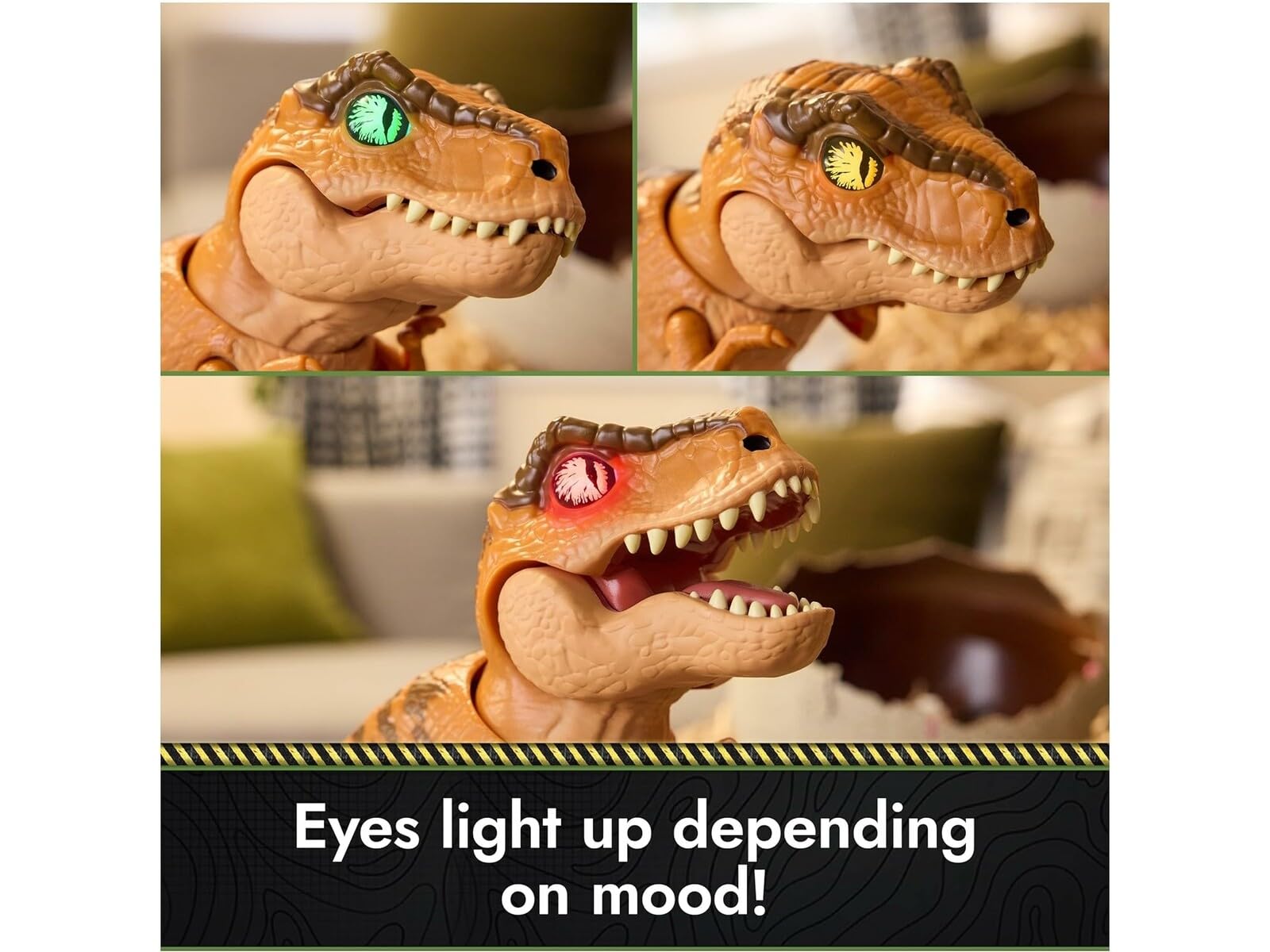 Jurassic World Interactive Toy Dinosaur & Egg, Hatch & Train Your own Baby Dino with 100+ Sounds & Reactions, Kids Toys for Boys & Girls Aged 5 & Up