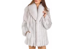 Tngan Womens Fuax Fur Coat Winter Warm Fluffy Faux Fur Parka Jacket Thick Plus Size Outerwear Overcoat
