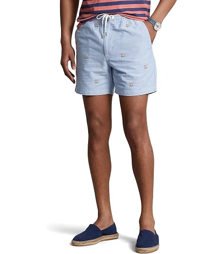 POLO RALPH LAUREN 6-Inch Polo Prepster Oxford Shorts Multi 2XL at